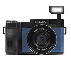 Minolta MND30 30 MP / 2.7K Ultra HD Digital Camera (Blue)