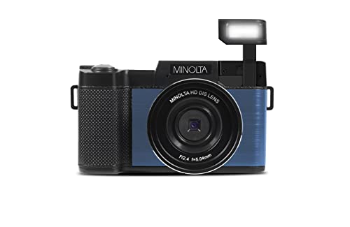 Minolta MND30 30 MP / 2.7K Ultra HD Digital Camera (Blue)