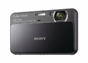 sony cyber-shot dsc-t110 16.1 mp digital still camera with carl zeiss vario-tessar 4x optical zoom lens and 3.0-inch touchscreen (black)
