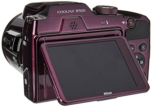 Nikon - COOLPIX B500 16.0-Megapixel Digital Camera - Plum (Renewed)