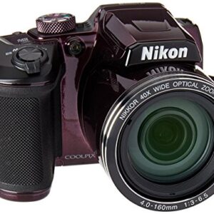 Nikon - COOLPIX B500 16.0-Megapixel Digital Camera - Plum (Renewed)