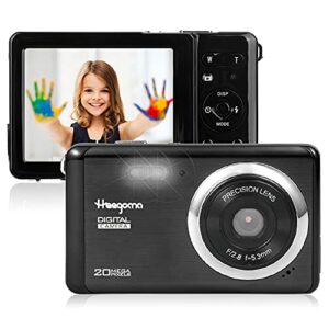 Mini Digital Camera, 1080P 20MP HD Video Camera for Kids with 2.8" LCD Screen, Rechargeable Point and Shoot Camera, Compact Portable Cameras for Kids, Beginner, Students,Teens