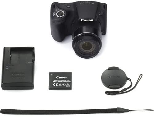 Canon PowerShot SX420 is Digital Camera (Black) with 64GB SD Memory Card + Accessory Bundle Rtech Cloth (CANSX420w64) (Renewed)