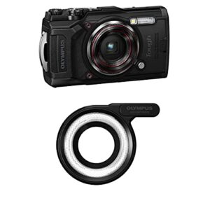 olympus tough tg-6 digital camera, black lg-1 led light guide