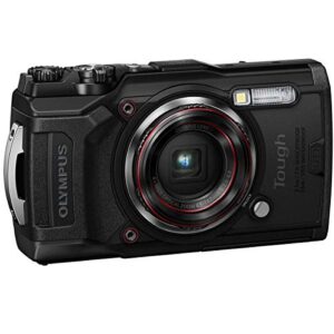 Olympus Tough TG-6 Digital Camera, Black LG-1 LED Light Guide