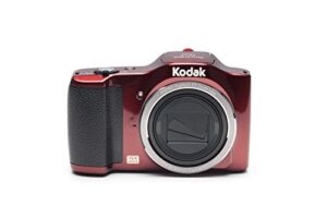 kodak pixpro friendly zoom fz152-rd 16mp digital camera with 15x optical zoom and 3″ lcd (red)