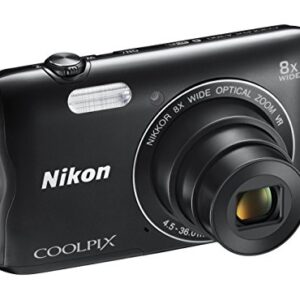 Nikon Coolpix A300 20 MP Point & Shoot Digital Camera, Black