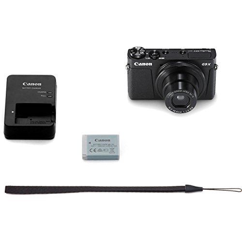 Canon PowerShot G9 X Digital Camera with 3x Optical Zoom, Built-in Wi-Fi and 3 inch LCD (Black)