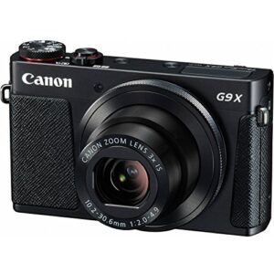 canon powershot g9 x digital camera with 3x optical zoom, built-in wi-fi and 3 inch lcd (black)
