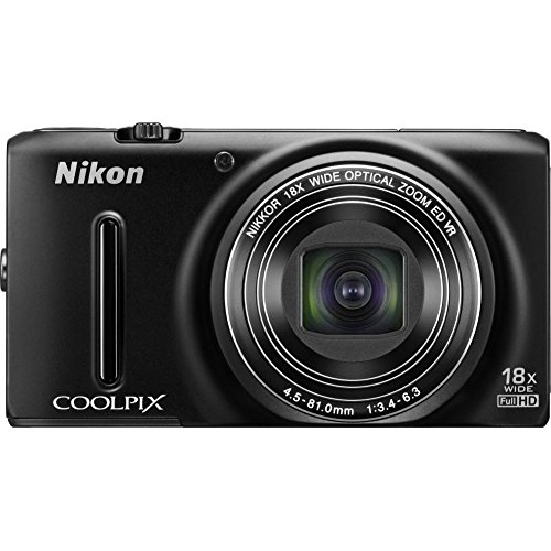 Nikon COOLPIX S9400 18.1 MP 18x Zoom 1080p Digital Camera Factory Refurbished - Black