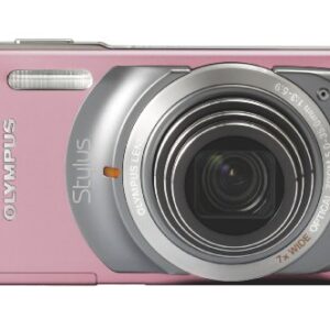 Olympus Stylus 7010 12MP Digital Camera with 7x Dual Image Stabilized Zoom and 2.7 inch LCD (Pink)