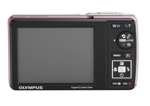 Olympus Stylus 7010 12MP Digital Camera with 7x Dual Image Stabilized Zoom and 2.7 inch LCD (Pink)