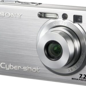 Sony Cybershot DSCW80 7.2MP Digital Camera with 3x Optical Zoom and Super Steady Shot (Silver) (OLD MODEL)