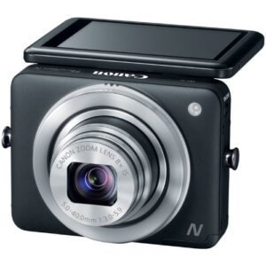 Canon PowerShot N 12.1 MP CMOS Digital Camera with 8x Optical Zoom and 28mm Wide-Angle Lens (Black)