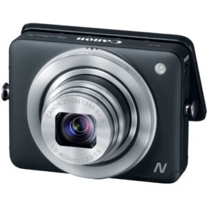 Canon PowerShot N 12.1 MP CMOS Digital Camera with 8x Optical Zoom and 28mm Wide-Angle Lens (Black)