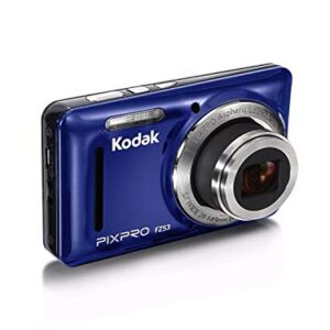 KODAK PIXPRO Friendly Zoom FZ53 Digital Camera (Blue) with 16GB Card Bundle