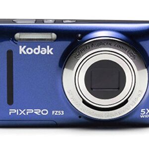 KODAK PIXPRO Friendly Zoom FZ53 Digital Camera (Blue) with 16GB Card Bundle