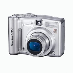 Canon PowerShot A700 6MP Digital Camera with 6x Optical Zoom