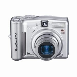 Canon PowerShot A700 6MP Digital Camera with 6x Optical Zoom