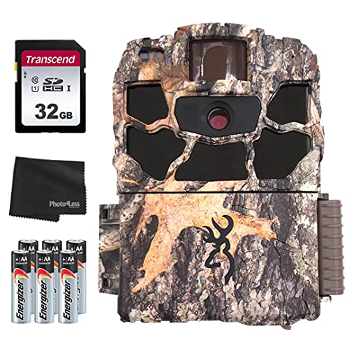 Browning Trail Cameras Dark Ops MAX HD Plus 20 MP Trail Camera + 32GB SD Card, Batteries and Lens Cleaning Cloth