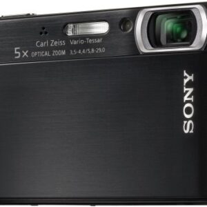 Sony Cybershot DSC-T200 8.1MP Digital Camera with 5x Optical Zoom with Super Steady Shot Image Stabilization (Black) (OLD MODEL)