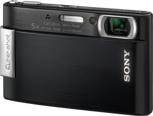 Sony Cybershot DSC-T200 8.1MP Digital Camera with 5x Optical Zoom with Super Steady Shot Image Stabilization (Black) (OLD MODEL)