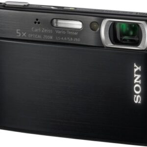 Sony Cybershot DSC-T200 8.1MP Digital Camera with 5x Optical Zoom with Super Steady Shot Image Stabilization (Black) (OLD MODEL)