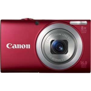 canon powershot a4000 is 16.0 mp digital camera with 8x optical image stabilized zoom 28mm wide-angle lens with 720p hd video recording and 3.0-inch lcd (red)