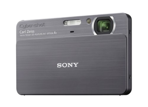 Sony Cybershot DSC-T700 10MP Digital Camera with 4x Optical Zoom with Super Steady Shot Image Stabilization (Grey)