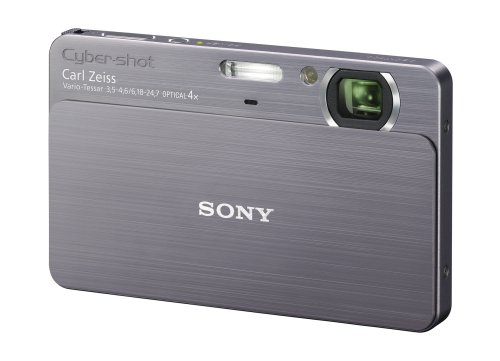 Sony Cybershot DSC-T700 10MP Digital Camera with 4x Optical Zoom with Super Steady Shot Image Stabilization (Grey)