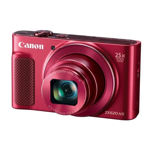 CANON 1073C001 20.2-Megapixel PowerShot(R) SX620 HS Digital Camera (Red)