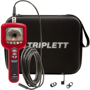 Triplett BR260 High Definition Videoscope with Waterproof 5.5mm Camera, 3" Color LCD Display, and 2M Cable