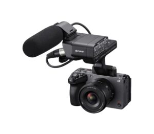 sony cinema line fx30 super 35 camera with xlr handle unit (renewed), grey