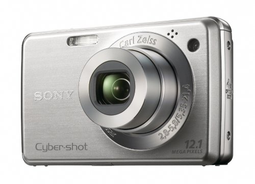 Sony Cybershot DSC-W220 12.1MP Digital Camera with 4x Optical Zoom with Super Steady Shot Image Stabilization (Silver)