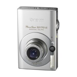 Canon PowerShot SD770 IS 10MP Digital Camera with 3x Optical Image Stabilized Zoom (Silver)