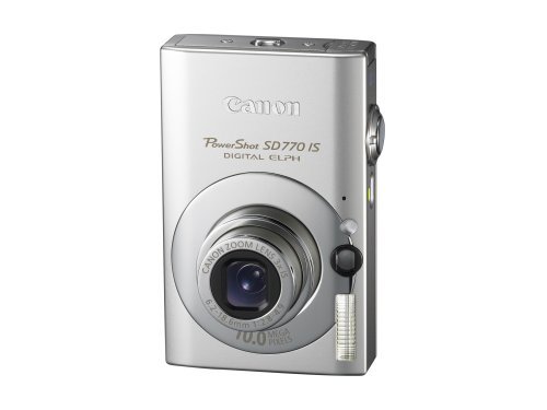 Canon PowerShot SD770 IS 10MP Digital Camera with 3x Optical Image Stabilized Zoom (Silver)