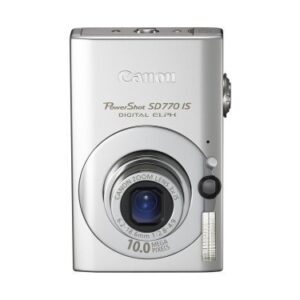 Canon PowerShot SD770 IS 10MP Digital Camera with 3x Optical Image Stabilized Zoom (Silver)