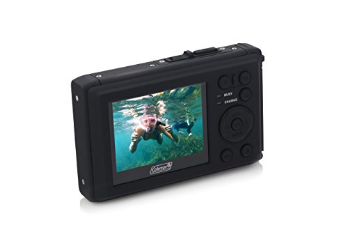 Coleman C40WP-BL Venture HD 20 Mega Pixels Waterproof Underwater Digital Camera with Full 1080p HD Video, 2.5" LCD & 8X Digital Zoom, Blue