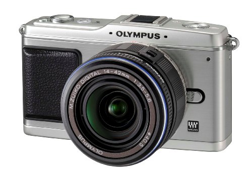 Olympus PEN E-P1 12 MP Micro Four Thirds Interchangeable Lens Digital Camera with 14-42mm f/3.5-5.6 Zuiko Digital Zoom Lens (Silver Body/Black Lens)