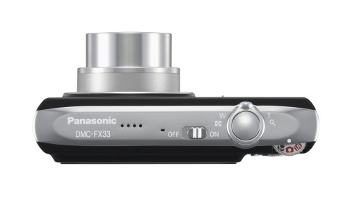 Panasonic Lumix DMC-FX33K 8.1MP Digital Camera with 3.6x Wide Angle MEGA Optical Image Stabilized Zoom (Black)