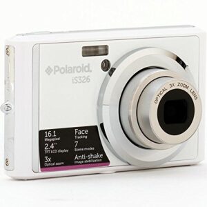 polaroid is326-wht 16mp digital camera with 2.4-inch lcd (white)