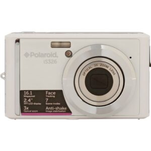 Polaroid IS326-WHT 16MP Digital Camera with 2.4-Inch LCD (White)