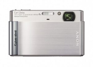 sony cyber-shot dsc-t90 12.1 mp digital camera with 4x optical zoom and super steady shot image stabilization (silver)