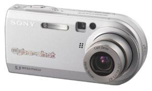 sony cybershot dscp100 5.1mp digital camera with 3x optical zoom