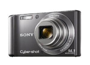 sony dsc-w370 14.1mp digital camera with 7x wide angle zoom with optical steady shot image stabilization and 3.0 inch lcd (silver)
