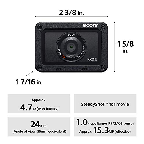 Sony RX0 II 1� (1.0-Type) Sensor Ultra-Compact Camera (Renewed)