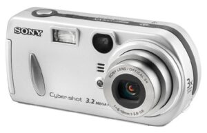 sony dscp72 cyber-shot 3.2mp digital camera w/ 3x optical zoom