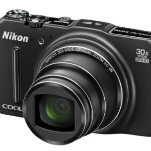 Nikon COOLPIX S9700 16.0 MP Wi-Fi Digital Camera with 30x Zoom NIKKOR Lens, GPS, and Full HD 1080p Video (Black) (Renewed)