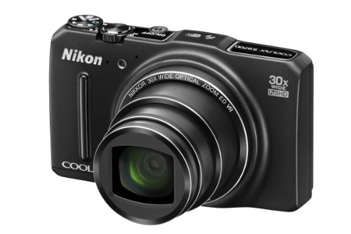 Nikon COOLPIX S9700 16.0 MP Wi-Fi Digital Camera with 30x Zoom NIKKOR Lens, GPS, and Full HD 1080p Video (Black) (Renewed)