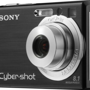 Sony Cybershot DSCW90 8.1MP Digital Camera with 3x Optical Zoom and Super Steady Shot (Black)